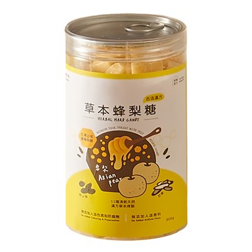 Love Nature Simple Life 依琦匠子 草本蜂梨糖 清涼甘甜  500g  1罐