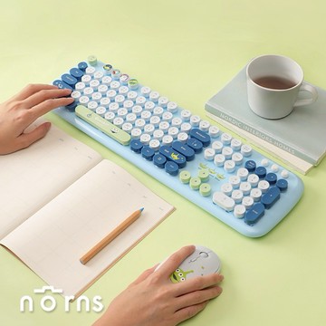 [迪士尼三眼怪 2026開運辦公組]無線鍵盤滑鼠組+2026年桌曆『LINE禮物獨家組合』