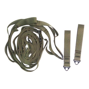 FOTG 軍風天幕 掛物繩 附掛鉤2入  700 x 2.5cm  軍綠色