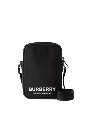 Burberry - vertical paddy messenger bag - men - ECONYL®/Polyamide - One Size - Black