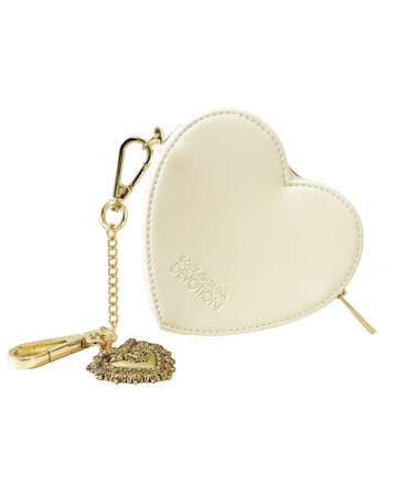 Dolce&Gabbana 摯愛愛心白色掛包 (盒損良品)
