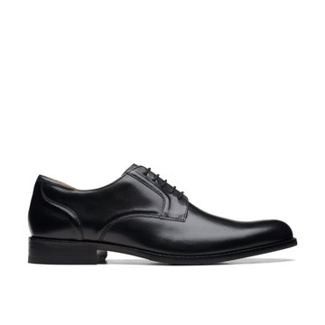 Clarks 摩登時光-Craft Arlo Lace男款典藏英倫素面紳士鞋(黑色) CLM71449D