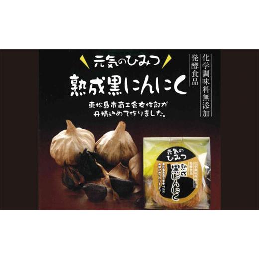 ふるさと納税 宮城県 東松島市 《元気のひみつ》熟成黒にんにく