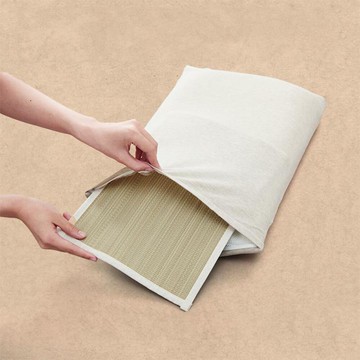 藺草枕頭除臭墊（一組兩片） 25x35x0.2cm 白縫邊枕頭墊片