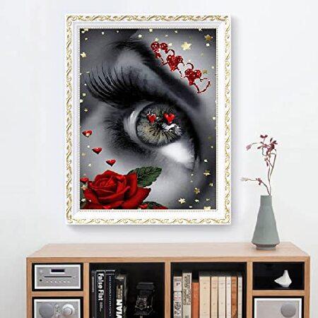 KTHOFCY 5D DIY Diamond Painting Kits for Adults Kids Eye Full Drill Embroidery Cross Stitch Crystal Rhinestone Paintings Pictures Arts Wall Decor Pain