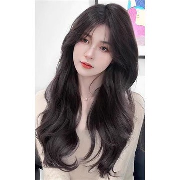 【巴黎精品】現貨+預購 長假髮捲髮整頂假髮-韓系中分微捲蓬鬆女假髮2色a1ji11