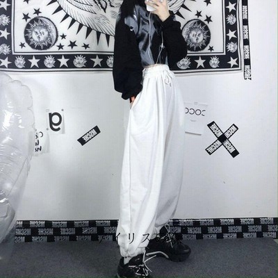 ボトムス カーゴパンツ スポーティ ヒップホップ ダンス 衣装 韓国ファッション ストリート風 個性的 服 原宿系 男女兼用 通販 Lineポイント最大get Lineショッピング