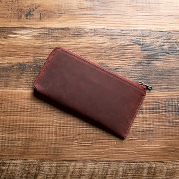 超薄長夾 TIDY Slim 日本設計 鑰匙 TIDY2.0 深酒紅