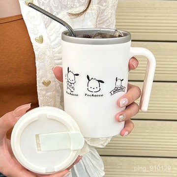 【FROCK】304不銹鋼雙層咖啡杯隔熱牛奶杯帶蓋隨手杯 隨行杯 保溫瓶 不鏽鋼杯 保冷杯 飲料杯  珍奶杯 節日禮物