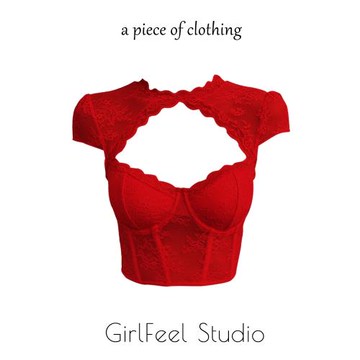 紅色新年蕾絲鏤空背心女外穿歐美新中式菱形透視辣妹性感魚骨上衣