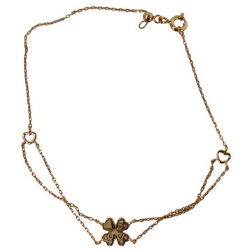 RADIANT STAR 璀璨之星 925純銀 手心的幸福幸運草可調式手鍊  SL677