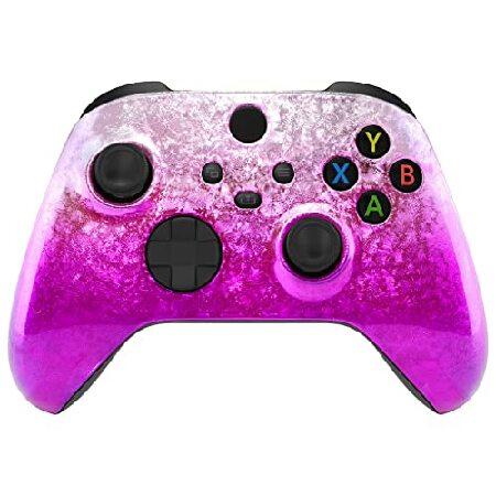 Wireless Controller for Microsoft Xbox Series X S ＆ Xbox One Custom Soft  Touch Feel Custom Xbox Series X S Controller (X S Icy Pink)