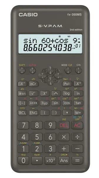 【文具通】CASIO 卡西歐 fx-350MS-2 工程用 計算機 L5140168【領券滿額再折千12/31止】