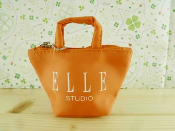 【震撼精品百貨】ELLE 零錢包-橘色 震撼日式精品百貨