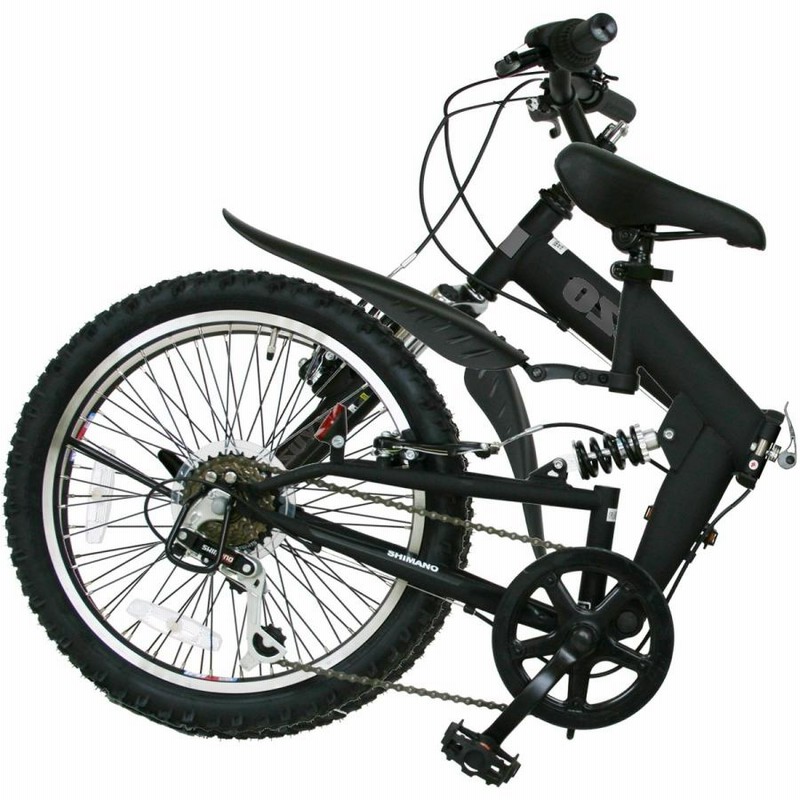 マウンテンバイク KYUZO KYUZO 折りたたみ自転車 20インチマウンテンバイク 6段変速 SHIMANO シマノ