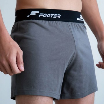 【FOOTER】純粹舒適四角內褲(EF01-灰色)