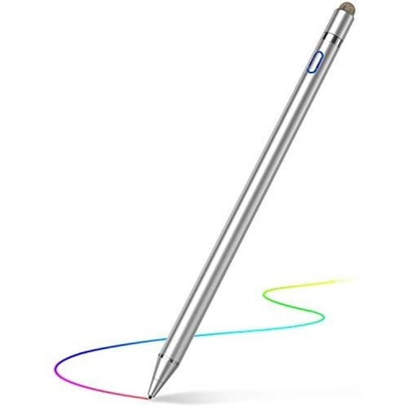 2020年最新版 タッチペン 極細 スタイラスペン iPad/iPhone/Android 導電繊維ペン先 1.4mm銅製ペン先 (シルバー) 通販  LINEポイント最大0.5%GET | LINEショッピング