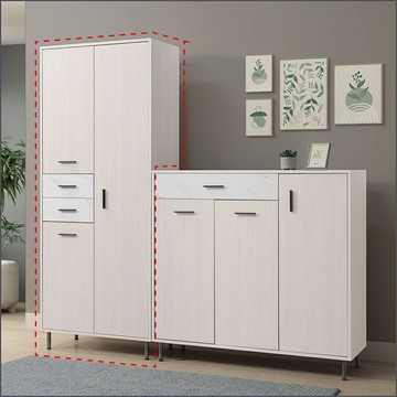 2.7×6.5尺高鞋櫃 玄關櫃 雙面櫃 組合鞋櫃【163A39701】Leader傢居館163-L111