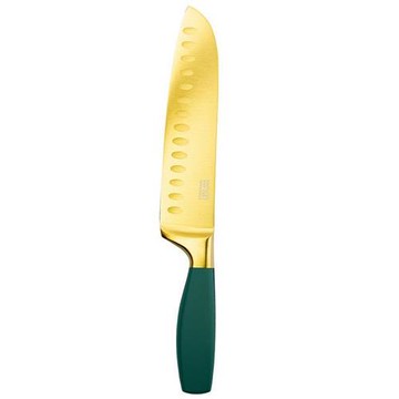 《TaylorsEye》不鏽鋼三德刀(孔雀藍17.5cm)