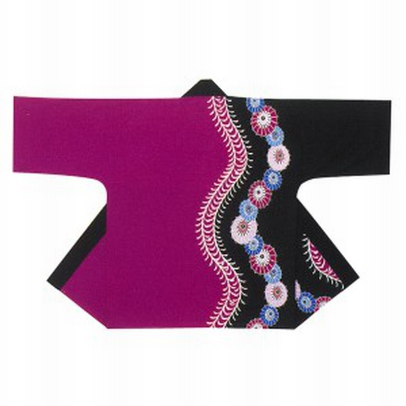 祭り半纏 半天 袢天 法被 半被 顔料染め ピンク 黒 柳に傘 お祭り衣装 大祭 祭禮 神輿 イベント 通販 Lineポイント最大get Lineショッピング