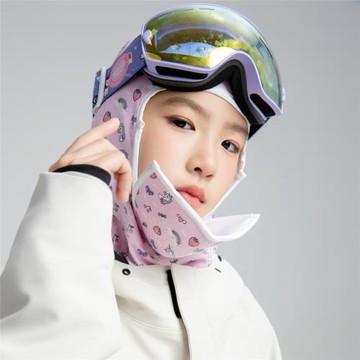 兒童滑雪面罩磁吸滑雪護臉成人防風保暖透氣冬季單板戶外滑雪頭套