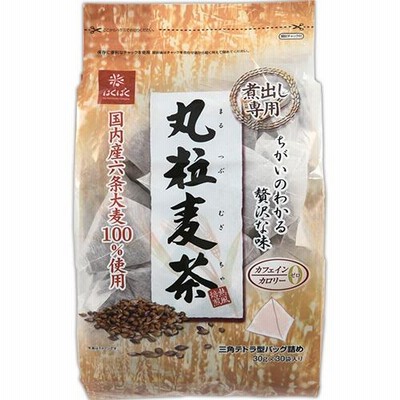 はくばく　丸粒麦茶　３０ｇ／バッグ　１袋（３０バッグ）