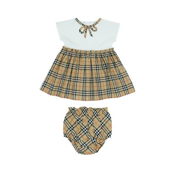 BURBERRY Kids GB 兩件組-洋裝包屁褲