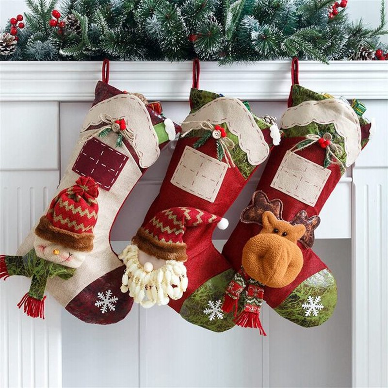 クリスマス 飾り ソックス クリスマス靴下 クリスマスプレゼント袋 お菓子 ギフト オーナメント 特大 クリスマスツリー プレゼント 29 47cm 通販 Lineポイント最大get Lineショッピング