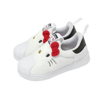adidas 愛迪達 休閒鞋 Superstar 360 I 小童 學步鞋 白 黑 Hello Kitty ID9718