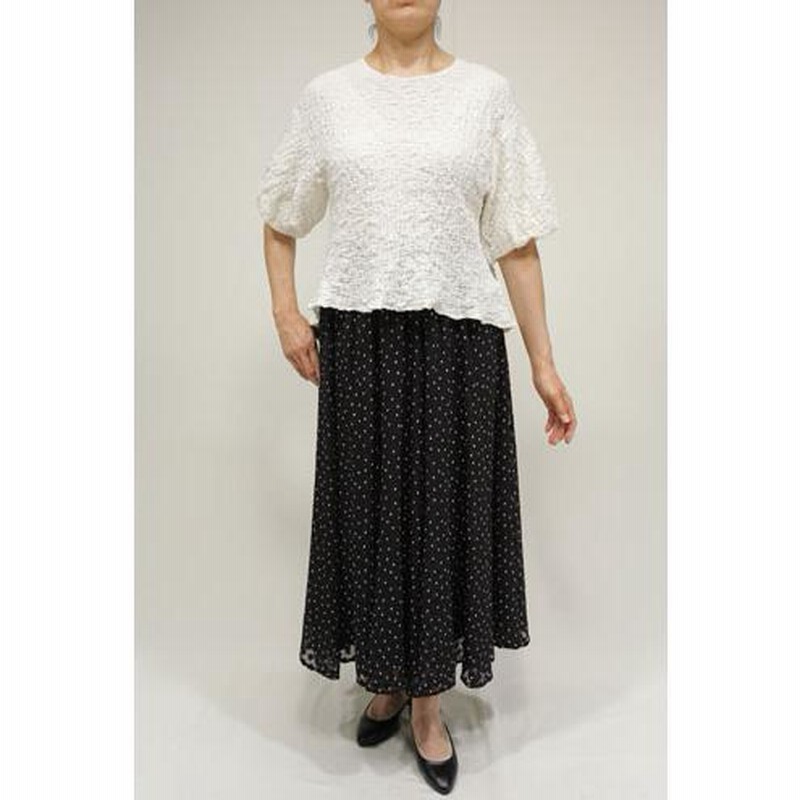 春夏最終処分【ベアトリス/E86212/60%OFF】綿ナイロンストレッチフクレジャカード丸首バックペプラムフレアーワイドパフ４分袖/spc/5i56/9i51b453xx 春夏最終処分【ベアトリス/E86212/60%OFF】綿ナイロンストレッチ
