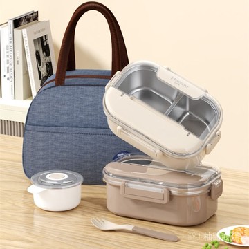 ✨可開發票#304不銹鋼飯盒保溫學生食堂打飯上班族專用餐盒碗兒童分格便噹盒#免運