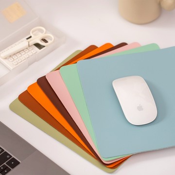 🌟現貨24H出🌟舒適手感滑鼠墊 滑鼠墊 皮革滑鼠墊 PU滑鼠墊 防滑滑鼠墊 辦公桌墊 馬卡龍滑鼠墊 電腦滑鼠墊 韓系鼠墊
