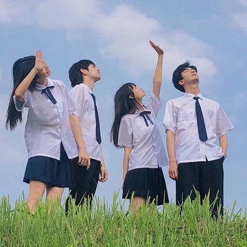 【秋冬上新】日系JK制服套裝 校服套裝 學院風班服 初中高中學生短袖運動會畢業季校服 夏季JK制服 大尺碼學生制服