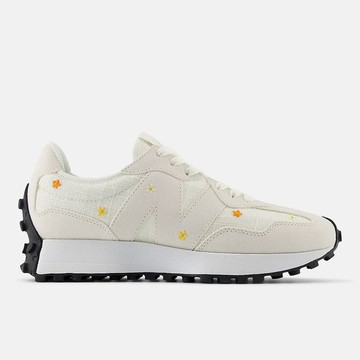 Kixpress-New Balance 327 女 運動休閒鞋 復古鞋 舒適 穿搭 小花 杏色 [WS327DCA]