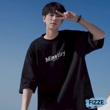 『現貨‧隔日到貨』高品質‧純棉短袖上衣 T恤  純棉T恤 短袖t恤 男生T恤 情侶百搭款 ATCB5427【FIZZE】