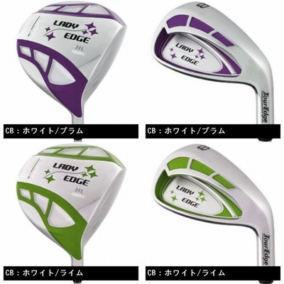 Tour Edge - ツアーエッジ LADY EDGE レディースゴルフクラブセット　初心者　かわいい r400