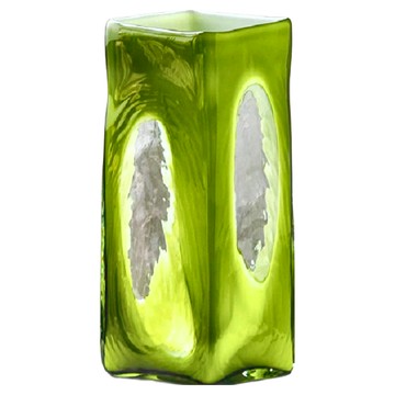 KUIBAO 快豹生活 Sisa 中古西薩玻璃花瓶 1個  10 x 25cm  橄欖綠