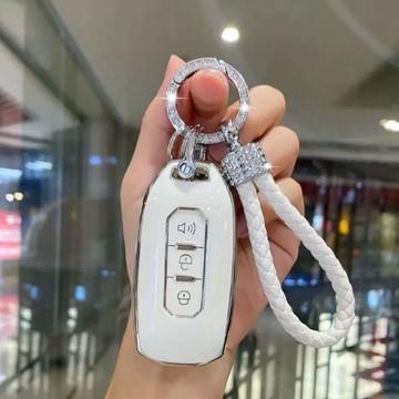 不擋訊號 適用2020款江鈴福特領界鑰匙套包扣 TPU鑰匙殼領界s 1.5T汽車遙控保護殻 男女汽車鑰匙殼 汽車鑰匙套