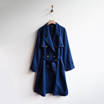 【蛋植物古著】蔚藍海岸經典版型古著風衣