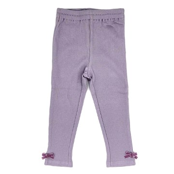 akachan honpo - 內搭褲-羅紋抽針針織布-紫色