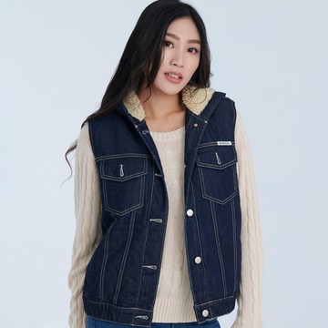 BOBSON 女款珍珠毛背心 (JL0034-52)
