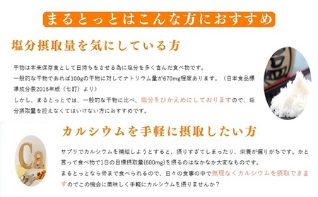 骨までおいしい干物「まるとっと」お手軽1尾セット