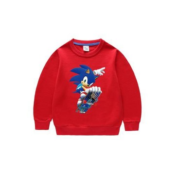 Sonic索尼克童裝兒童衛衣男童秋裝女童上衣2024春秋新款洋氣衣服