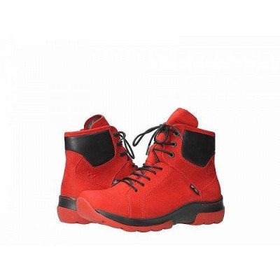 Wolky ウォーキー レディース 女性用 シューズ 靴 スニーカー 運動靴 US-Ambient Water Resistant - Dark Red Antique Nubuck