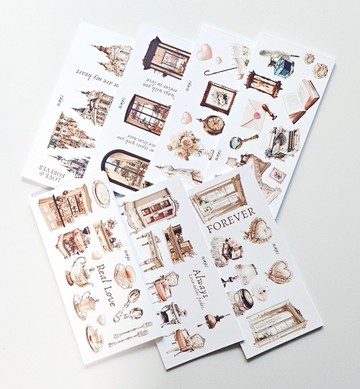 復古回憶貼紙組