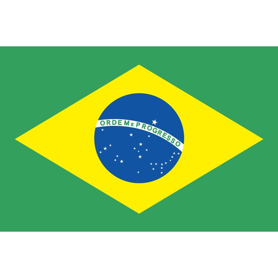 レンタル 国旗セット3泊4日】 ブラジル国旗セット（90×135ｃｍ・ポール・スタンド付き） LINEショッピング