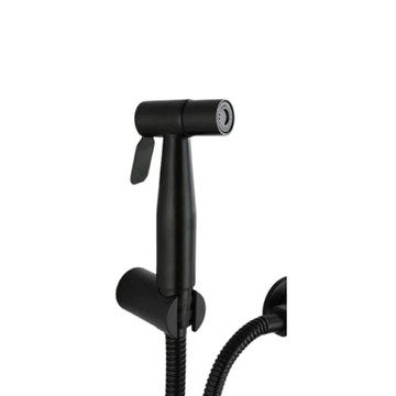 【CERAX洗樂適】黑色不銹鋼沖洗器 附三通 馬桶噴槍 免治沖洗器 增壓沖洗器 衛浴清潔 馬桶沖水器(RXJ-002/E-5512B)【APP滿額下單10%點數(單一帳號最高5000點)】1/31止