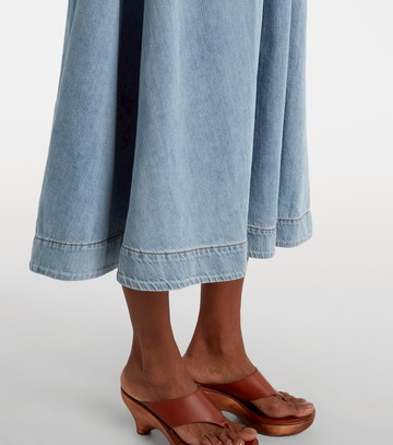 Zimmermann Wanderlust denim midi dress