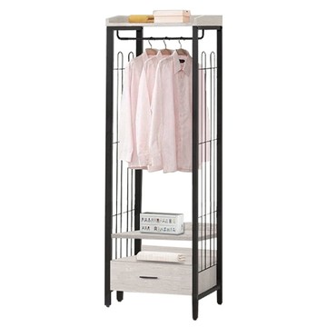 本木-瑞克 工業風2×7尺一抽吊衣櫃原切