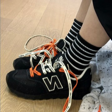 隔日到 ☆小B之都☆ niko and... x NB 574 全黑 聯名 三色鞋帶 休閒 U574NAB